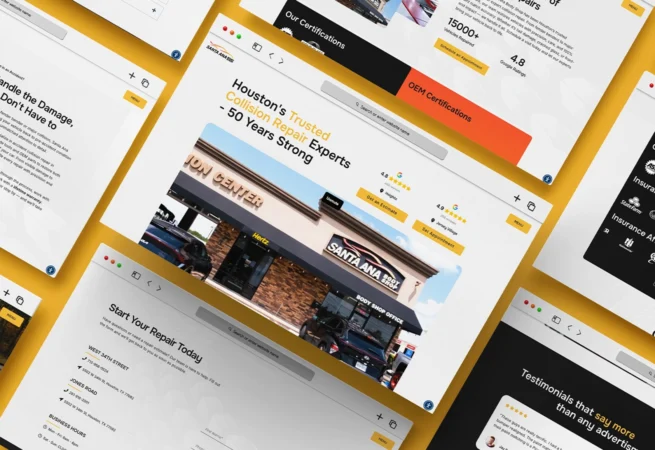 Santa Ana Body Show Desktop Pages